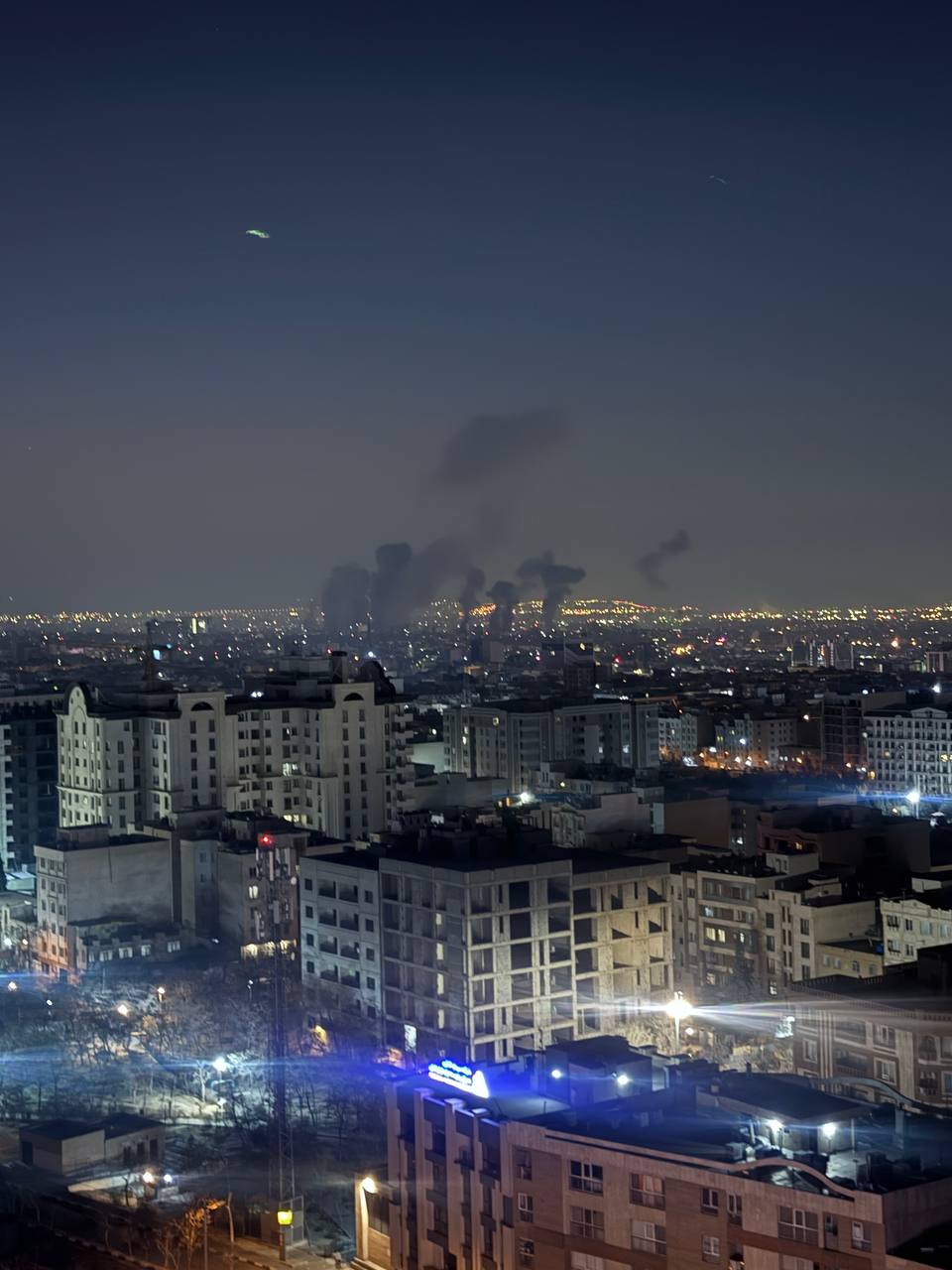 غرب تهران حمله
