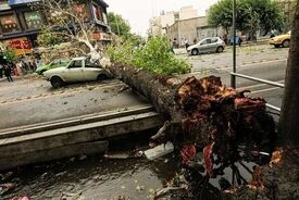 طوفان با سرعت ۹۰ کیلومتر در تهران؛ هشدار جدی برای چهارشنبه