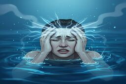 شوک در آب سرد؛ چرا مغز شناگران یخ می‌زند؟