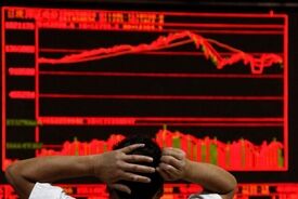  سقوط یک تریلیون دلاری بورس آمریکا 