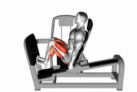 آموزش پرس پا برای همسترینگ در حالت نشسته
