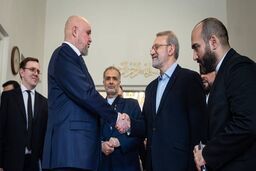 دیدار وزیر انرژی روسیه با علی لاریجانی