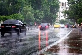 برف و باران و وزش باد شدید در تهران