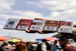 عکس | جنگ غزه و قحطی تنباکو؛ سیگاری‌ها ناگزیر به «ملوخیه» پناه بردند