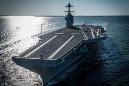 عکس | جدیدترین آرایش ناوگان دریایی آمریکا در خاورمیانه