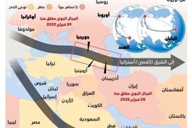 تشدید بحران خاورمیانه مسیرهای پرواز بین اروپا و آسیا را محدود کرد