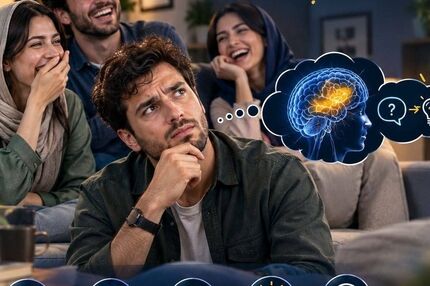 دیر فهمیدن شوخی؛ وقتی مغز چند ثانیه دیرتر می‌خندد