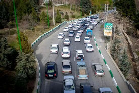 انسداد چالوس و ترافیک سنگین در محورهای شمالی