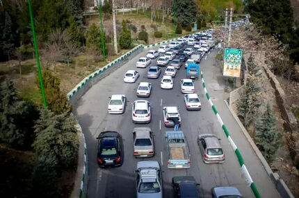 ترافیک سنگین در محورهای شمالی و ورودی پایتخت