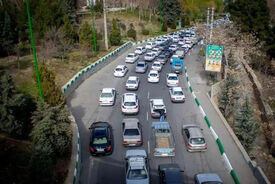 ترافیک سنگین در محورهای شمالی و ورودی پایتخت