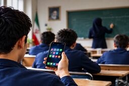استفاده از موبایل در مدارس مجاز است؟
