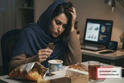 استرس چگونه اشتهای ما را تغییر می‌دهد؛ وقتی فشار روانی ما را به سمت خوراکی‌ها می‌کشاند