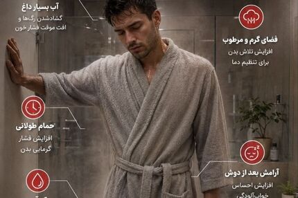 وقتی حمام به‌جای انرژی، خستگی می‌آورد؛ راز بی‌حالی بعد از دوش