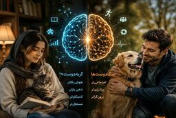 گربه یا سگ؟ انتخاب شما شاید بیشتر از یک سلیقه ساده باشد!