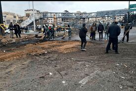 بازگشایی فوری اتوبان باقری پس از اصابت موشک