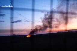ببینید | لحظۀ سرنگونی پهپاد روسی با سلاح سبک مرزبان اوکراینی