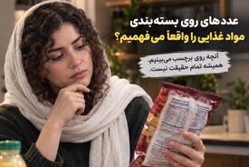 عددهای روی بسته‌بندی مواد غذایی را واقعاً می‌فهمیم؟