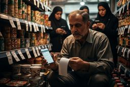 زندگی در اقتصادِ «تاریخ انقضای روزانه»
صاحب مغازه‌ای که هر صبح قیمت‌ها را از کانال تلگرام چک می‌کند تا بداند برچسب‌ها را بالا ببرد یا نه