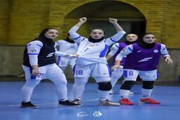 گزارش تصویری از تمرین تیم هندبال دختران استقلال