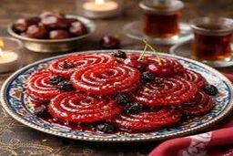 طرز تهیه زولبیا آلبالویی؛ متفاوت و خوشرنگ برای رمضان