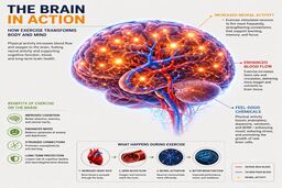 مغز هنگام ورزش چه تغییراتی را تجربه می‌کند؟