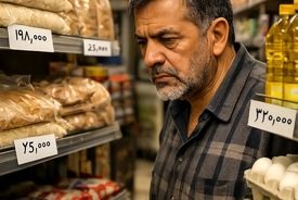 وقتی آمار رسمی می‌گوید ۴۴ درصد، اما مردم دو برابر شدن قیمت‌ها را می‌بینند